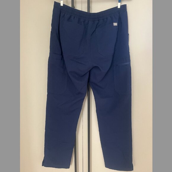 FIGs Navy Yola Skinny Scrub Pants - Small Petite - Picture 2 of 3